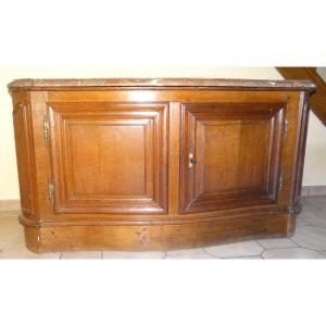 Buffet de chasse époque Régence portes galbées 