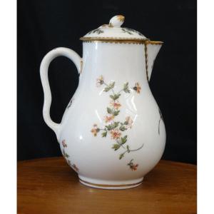 Verseuse couverte porcelaine Allemande 18ème