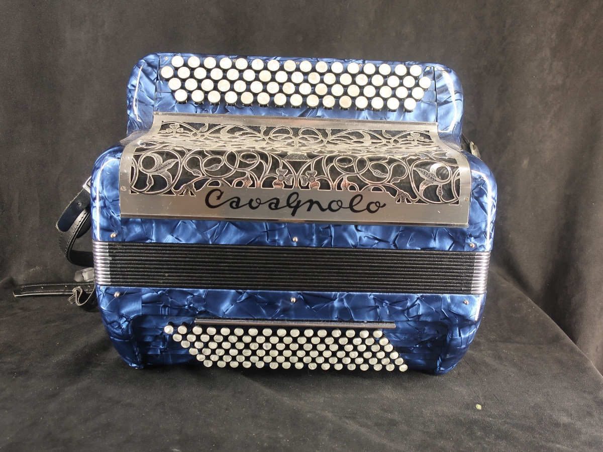 Cavagnolo 4-row Accordion In Case - Musical Instrument