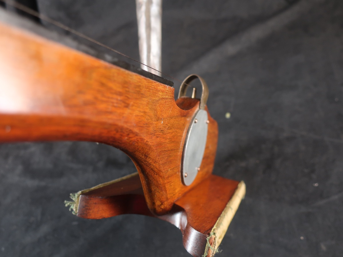 Violoncelle monocorde à pavillon époque 1900- instrument de musique-photo-3
