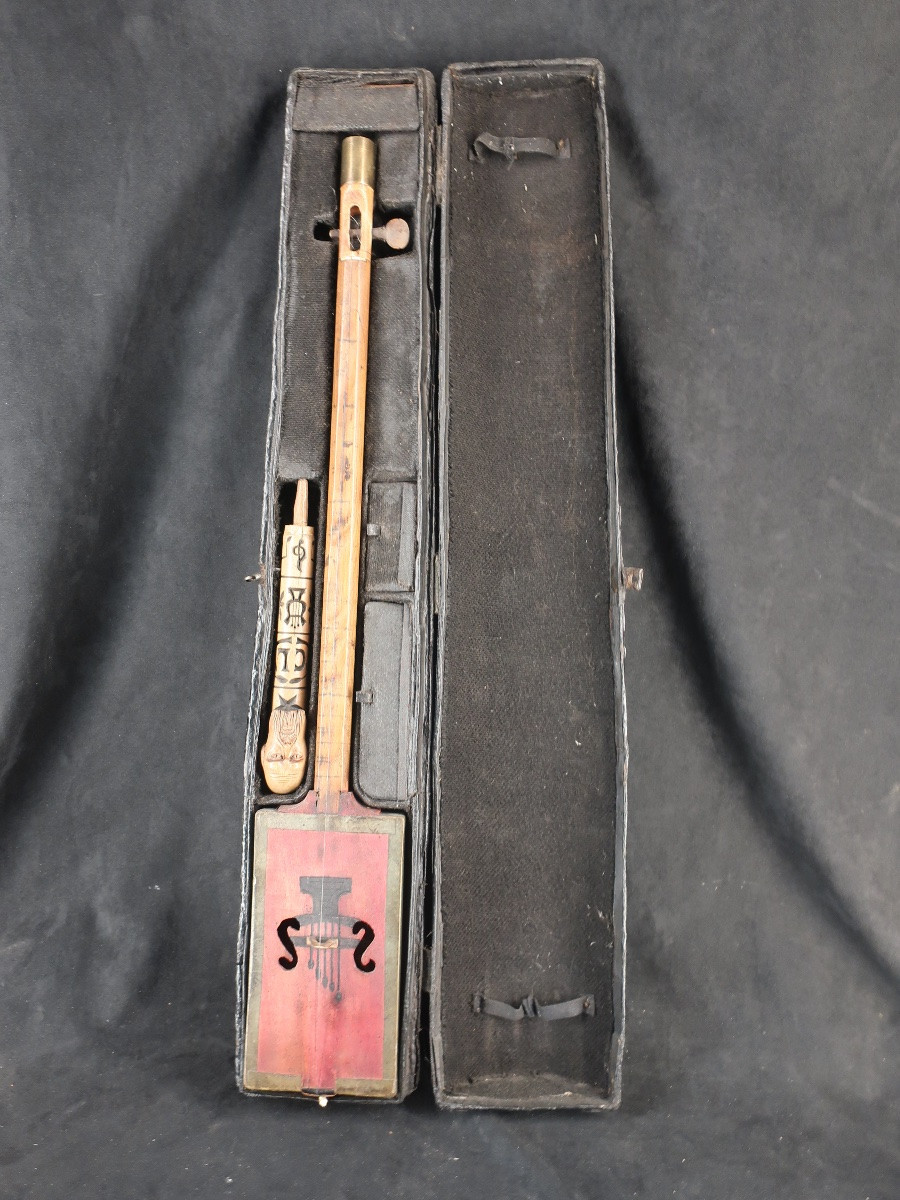 Viele monocorde à tête amovible de barbu- instrument de musique-photo-2