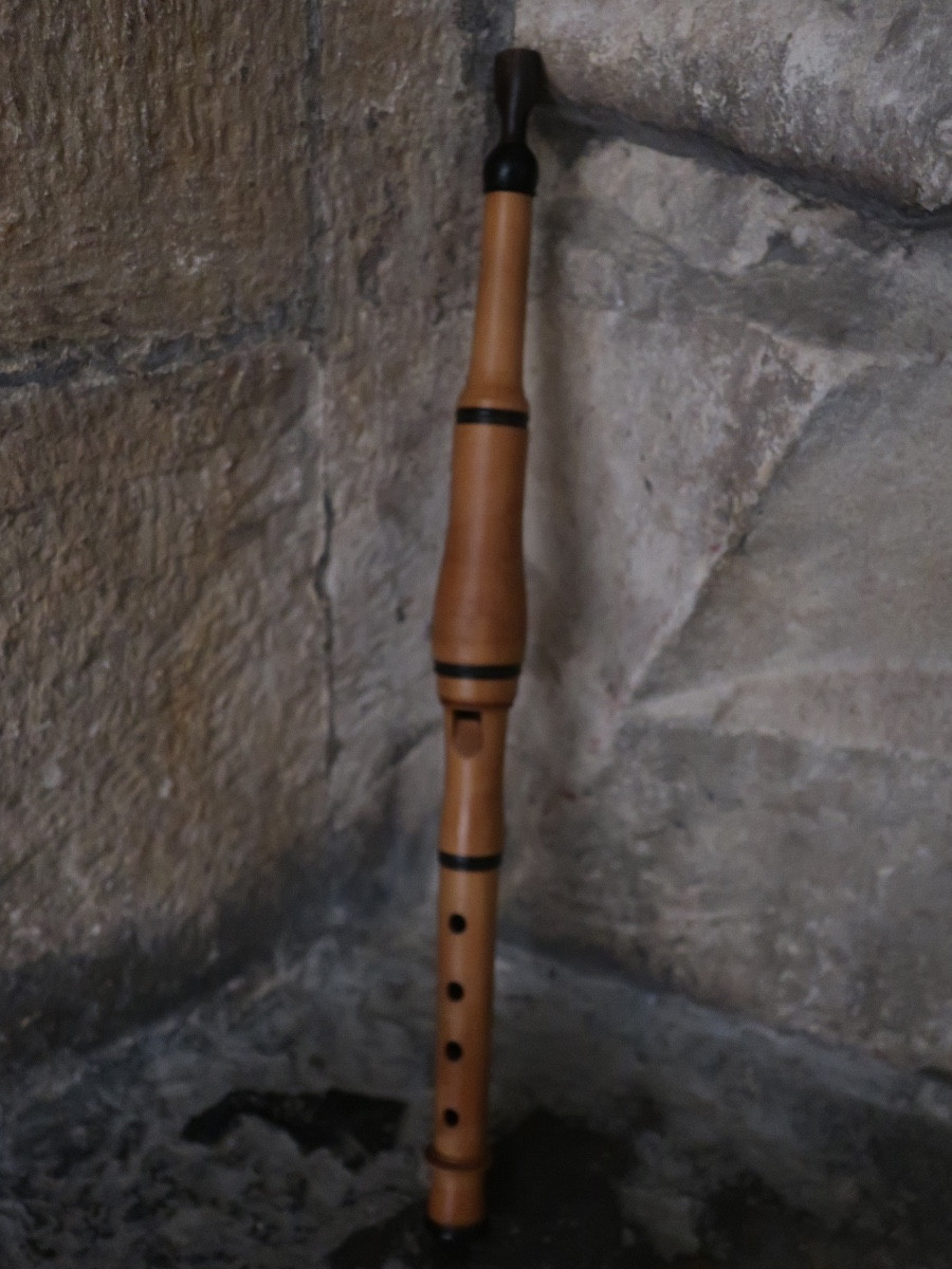 French Boxwood Flageolet From The Early 19th Century In A - Musical Instrument