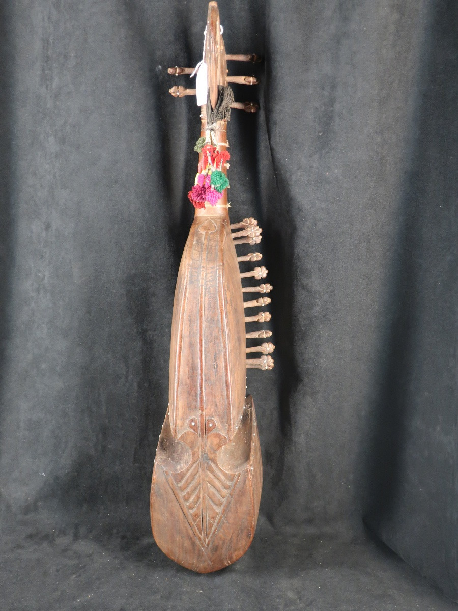 Rebab afghan fin XIXème en état de jeu- instrument de musique-photo-4