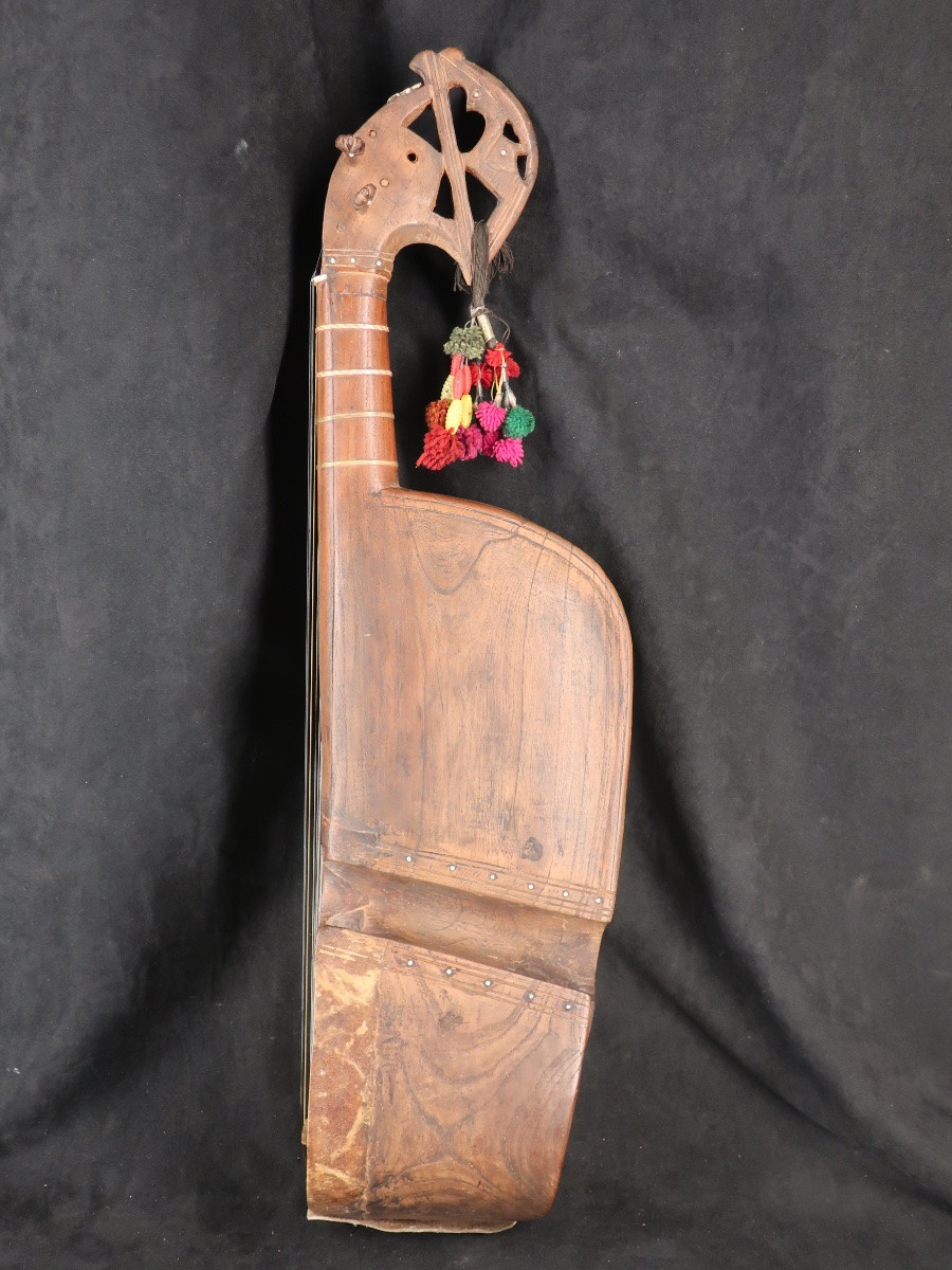 Rebab afghan fin XIXème en état de jeu- instrument de musique-photo-1
