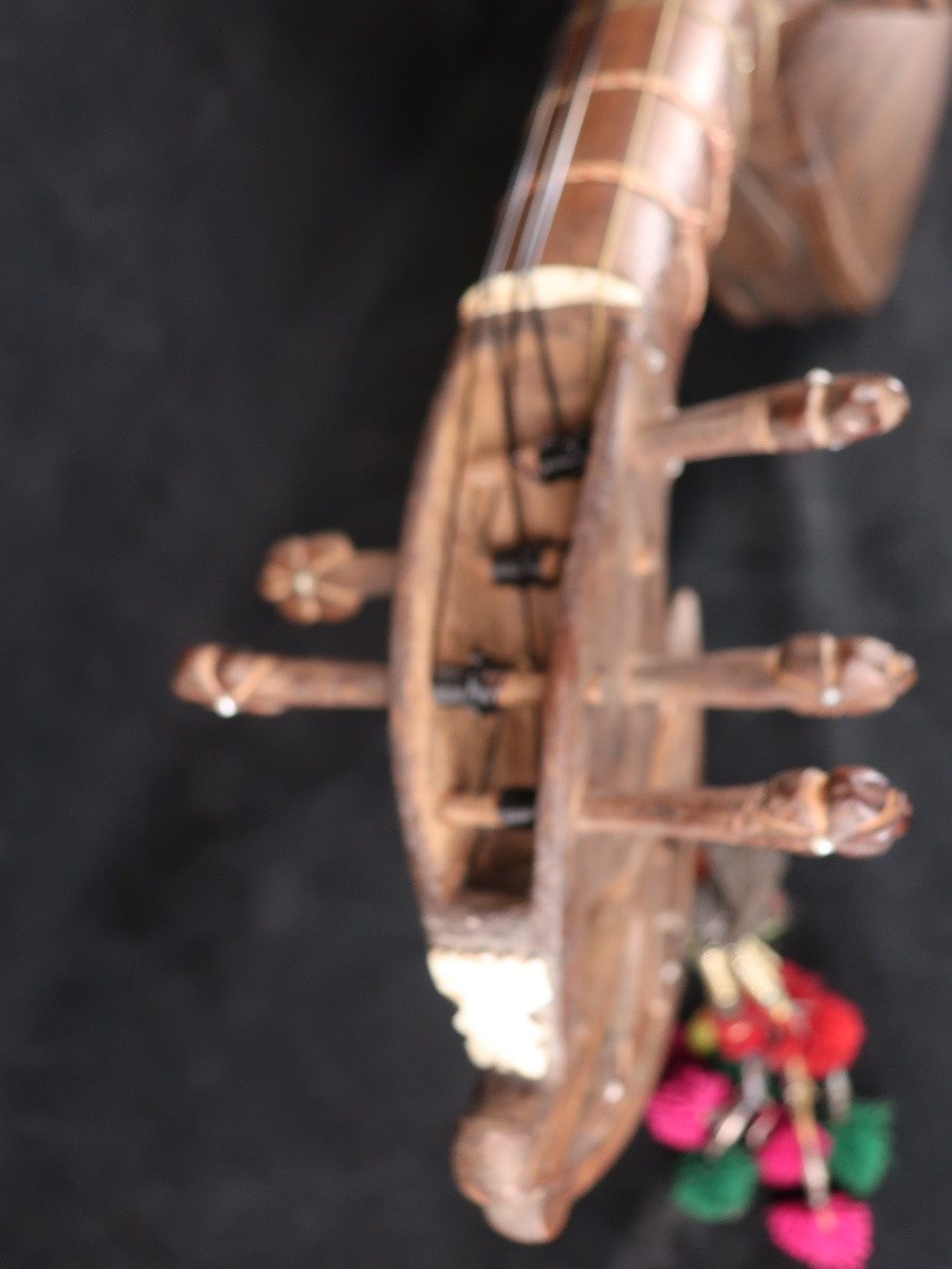 Rebab afghan fin XIXème en état de jeu- instrument de musique-photo-3