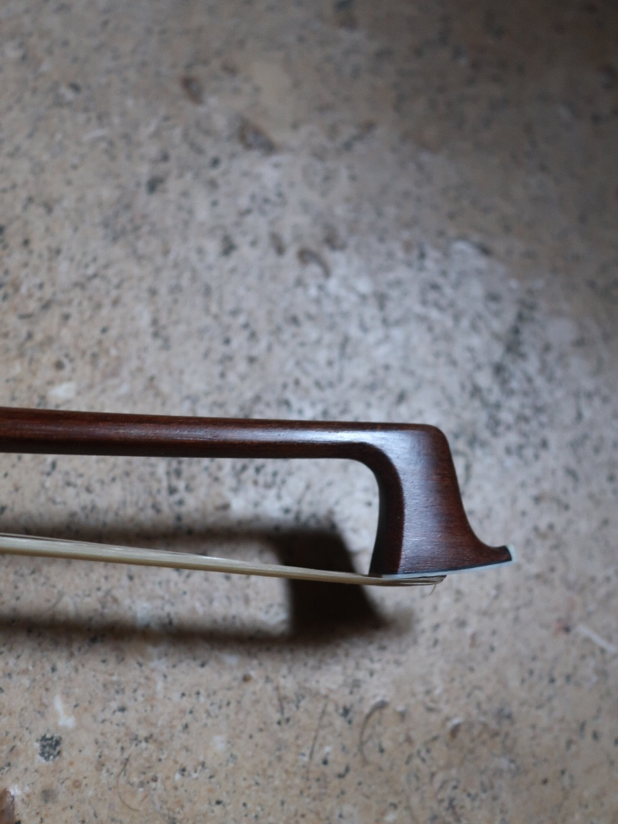 20th Century Violin Bow Signed Lothar Seifert - Musical Instrument-photo-3