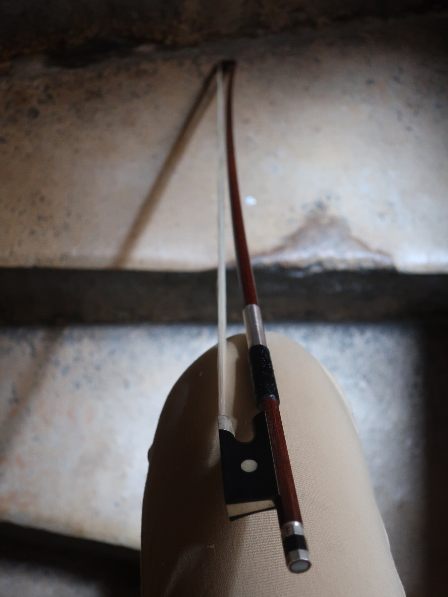 20th Century Violin Bow Signed Lothar Seifert - Musical Instrument-photo-3