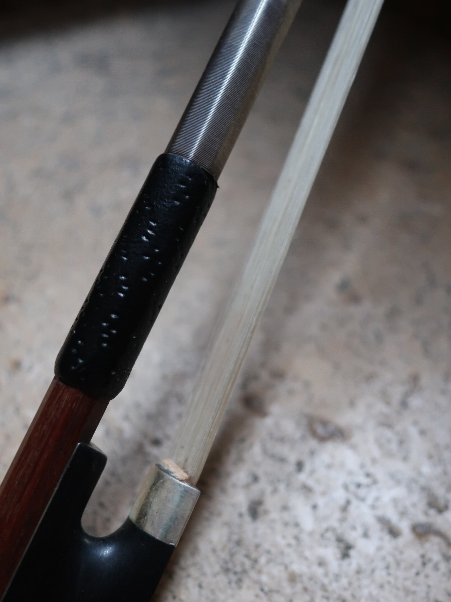 20th Century Violin Bow Signed Lothar Seifert - Musical Instrument-photo-4
