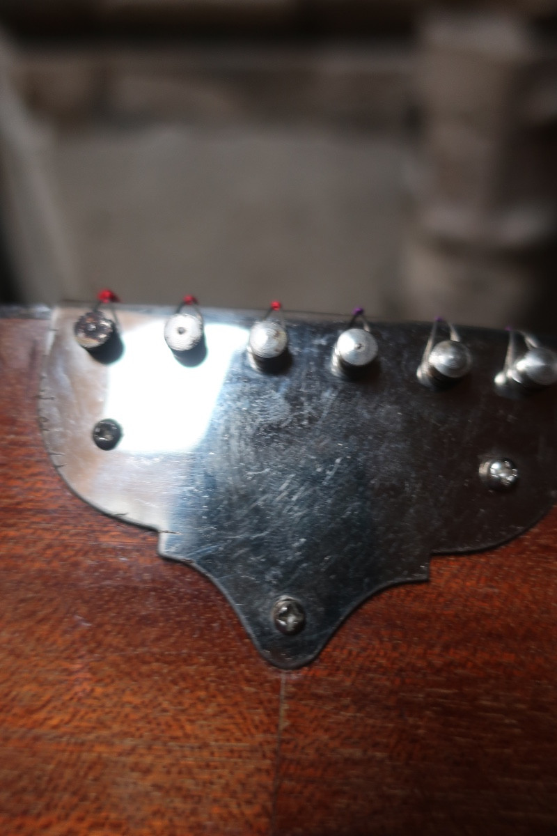 Guitare de voyage signée Di Mauro, 1960-Bon état de jeu-Instruments de musique-photo-3