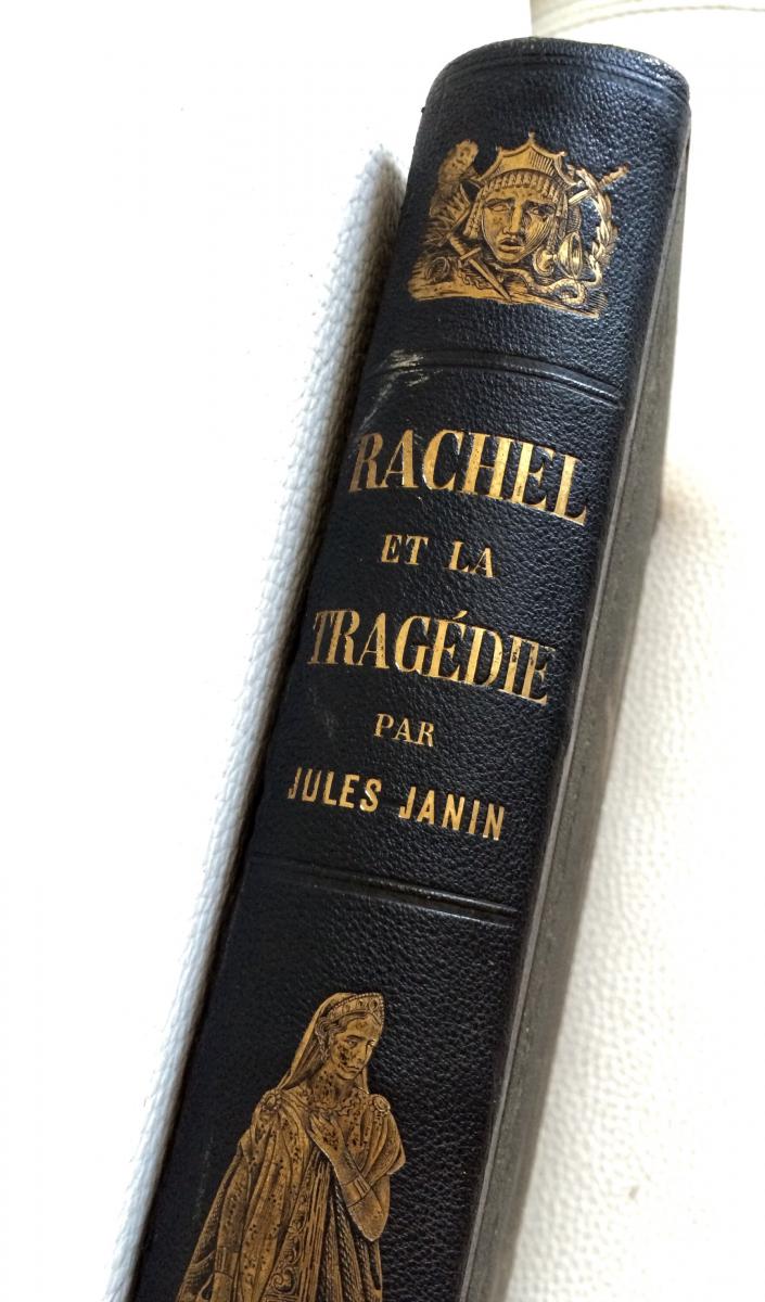 Rachel Et La Tragédie Par Jules Janin Ouvrage Orné De 10 Photos 1859 Amyot Editeur -photo-1