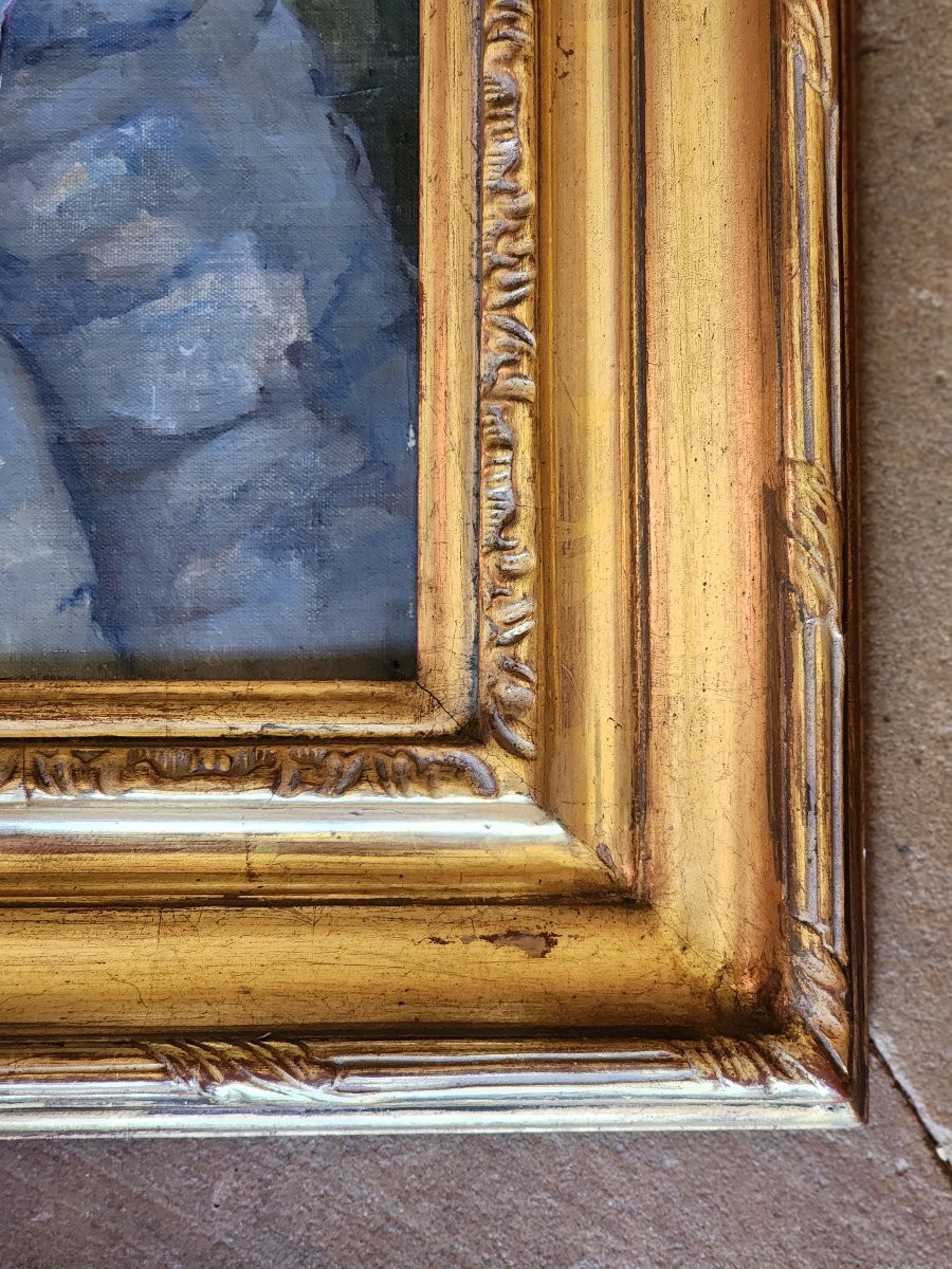 Krugell Lisa Born In Strasbourg Oil Painting Portrait Boy Achim Ibrahimovic -photo-3