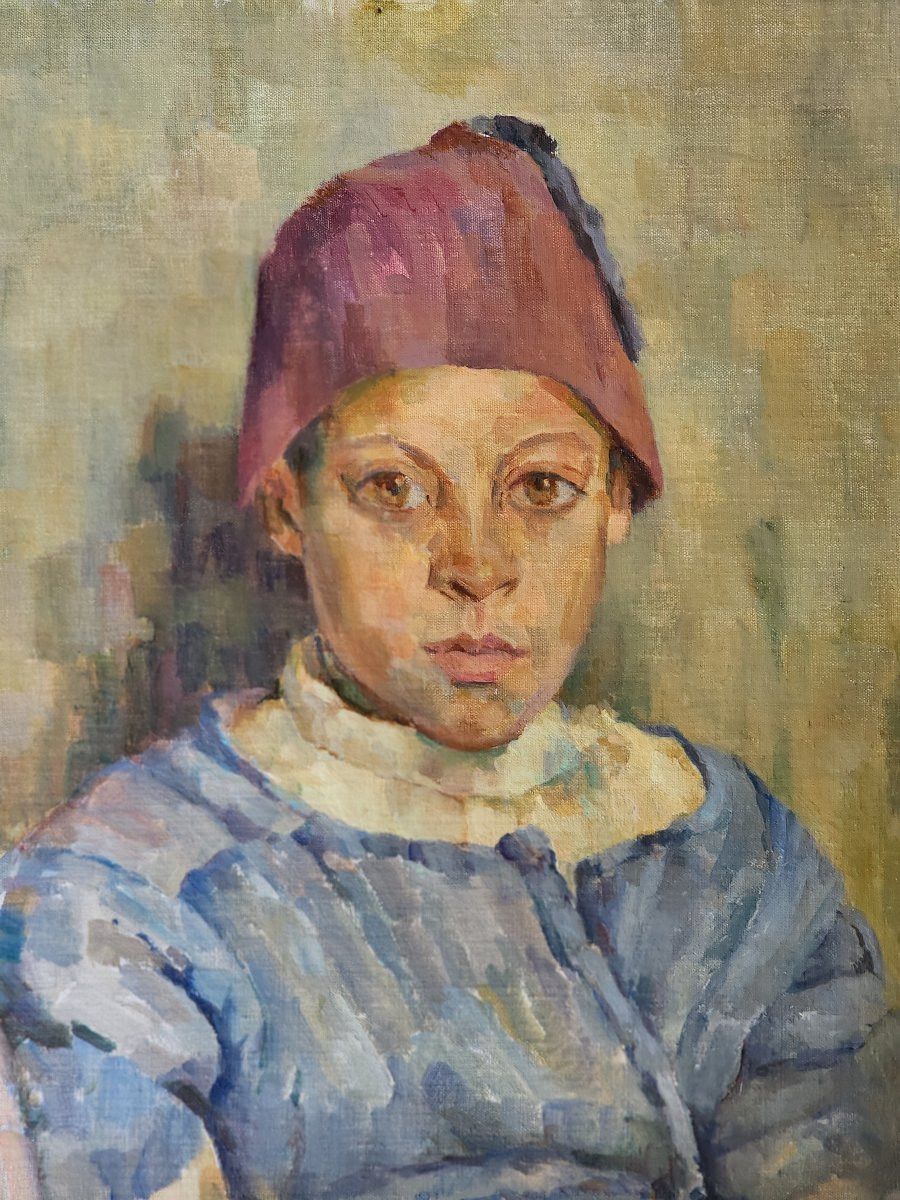Krugell Lisa Born In Strasbourg Oil Painting Portrait Boy Achim Ibrahimovic -photo-4