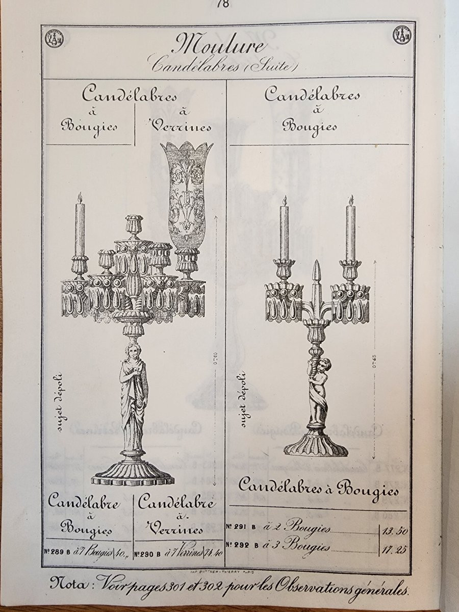 Baccarat Collection Of 5 Antique Baccarat Women's Candlesticks, The Model Of Which Has 7 Lights, Perfect Condition -photo-7