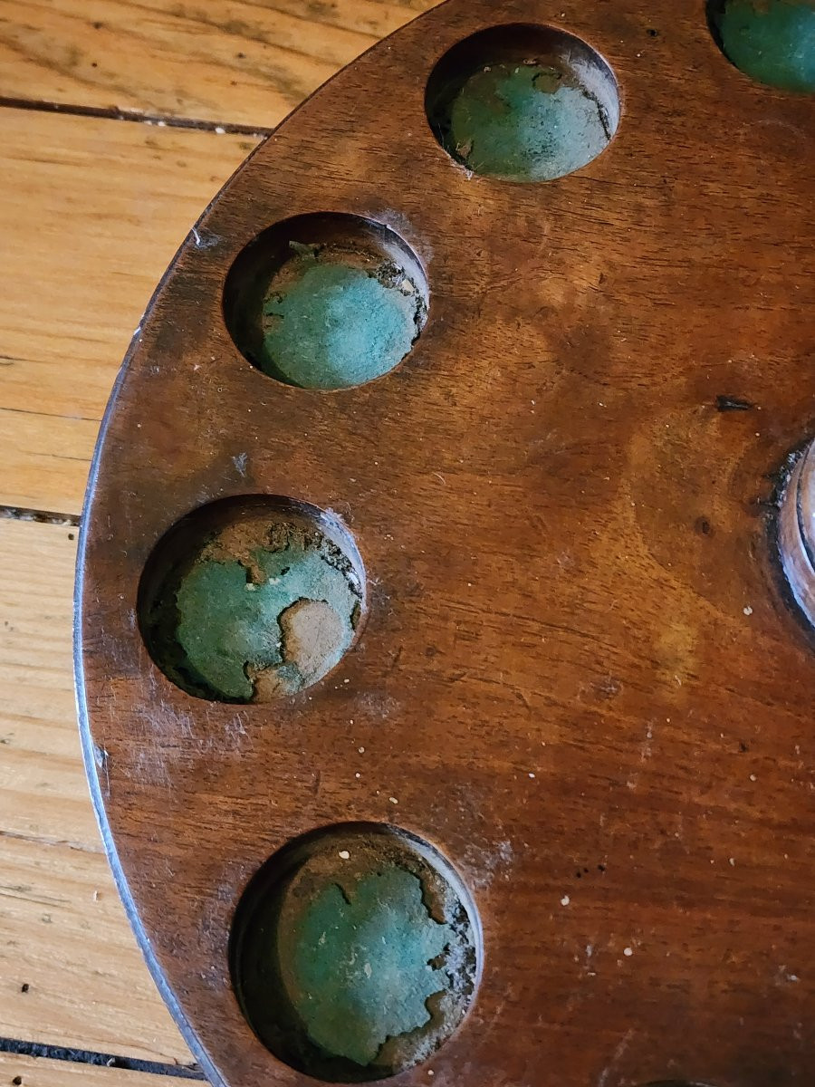 19th/19th Century Mahogany Cue Billiard Table, Antique Game-photo-6