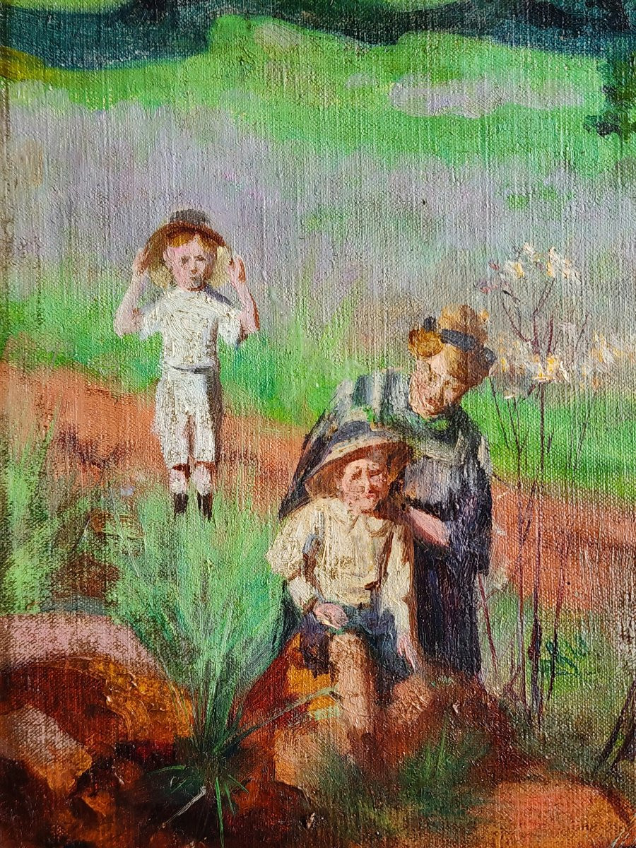 Jules Schneider 1884-1920 Champigneulles Lorrain Nancy Houdemont Hst 1911-photo-4