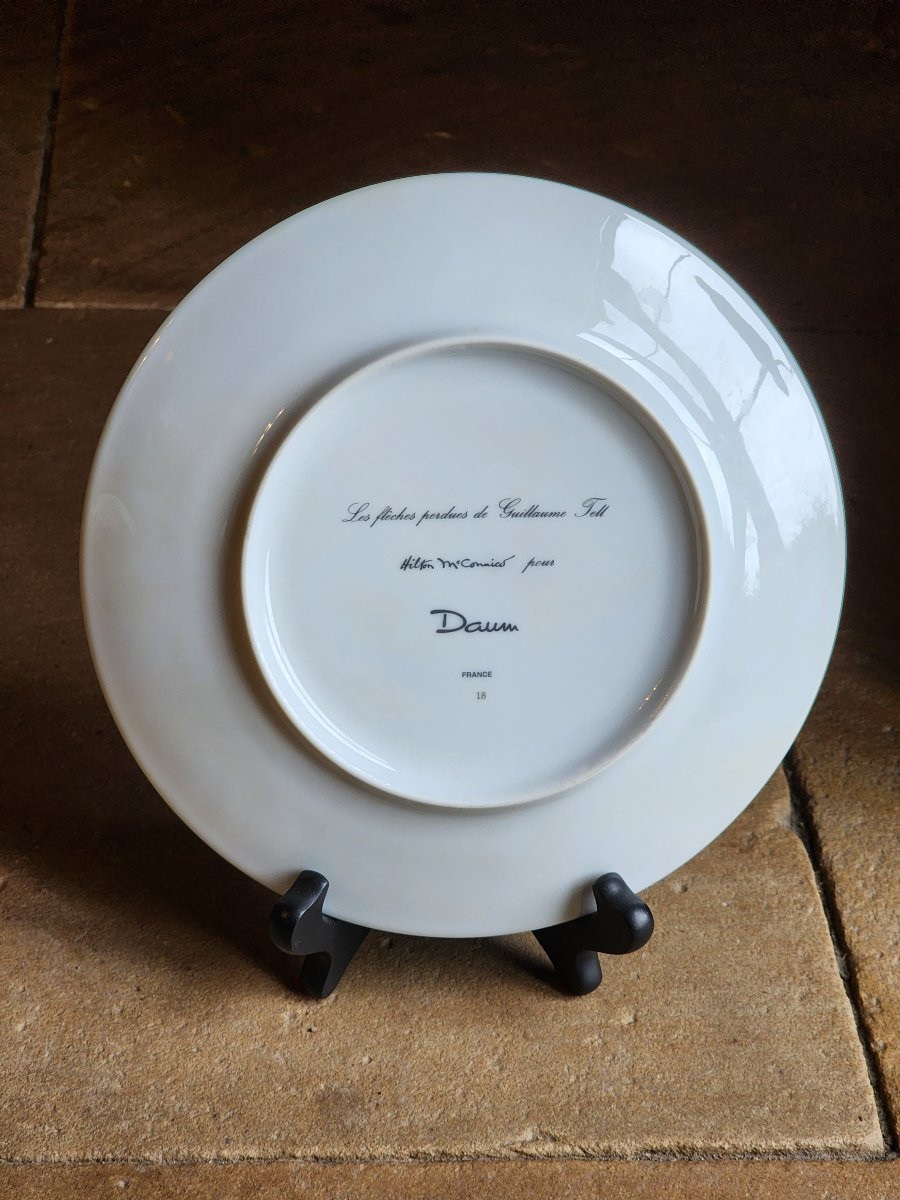 Daum Plate Hilton Mc Connico The Arrows Of Guillaume Tell E-photo-3