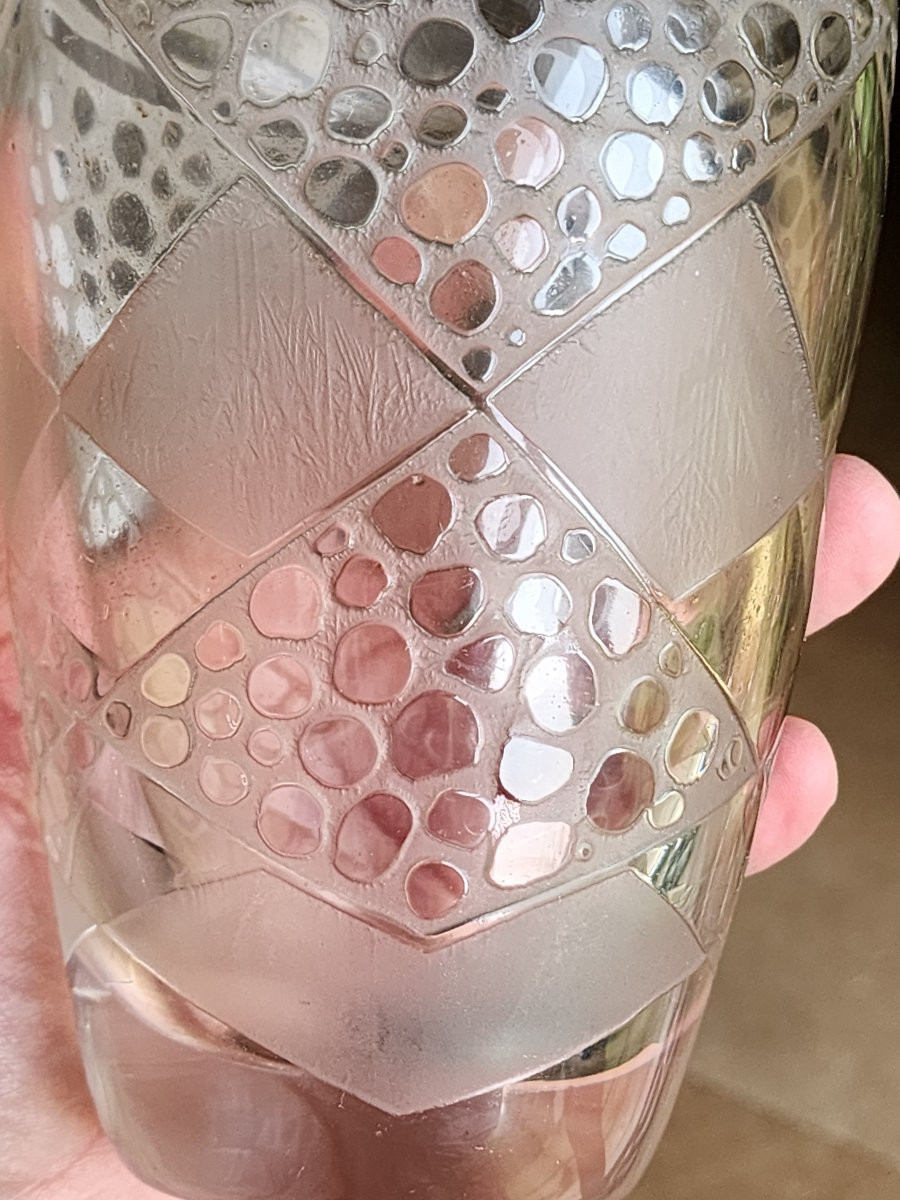 Paul Nicolas Nancy Acid-etched Vase, Art Deco, 19.5 Cm-photo-4