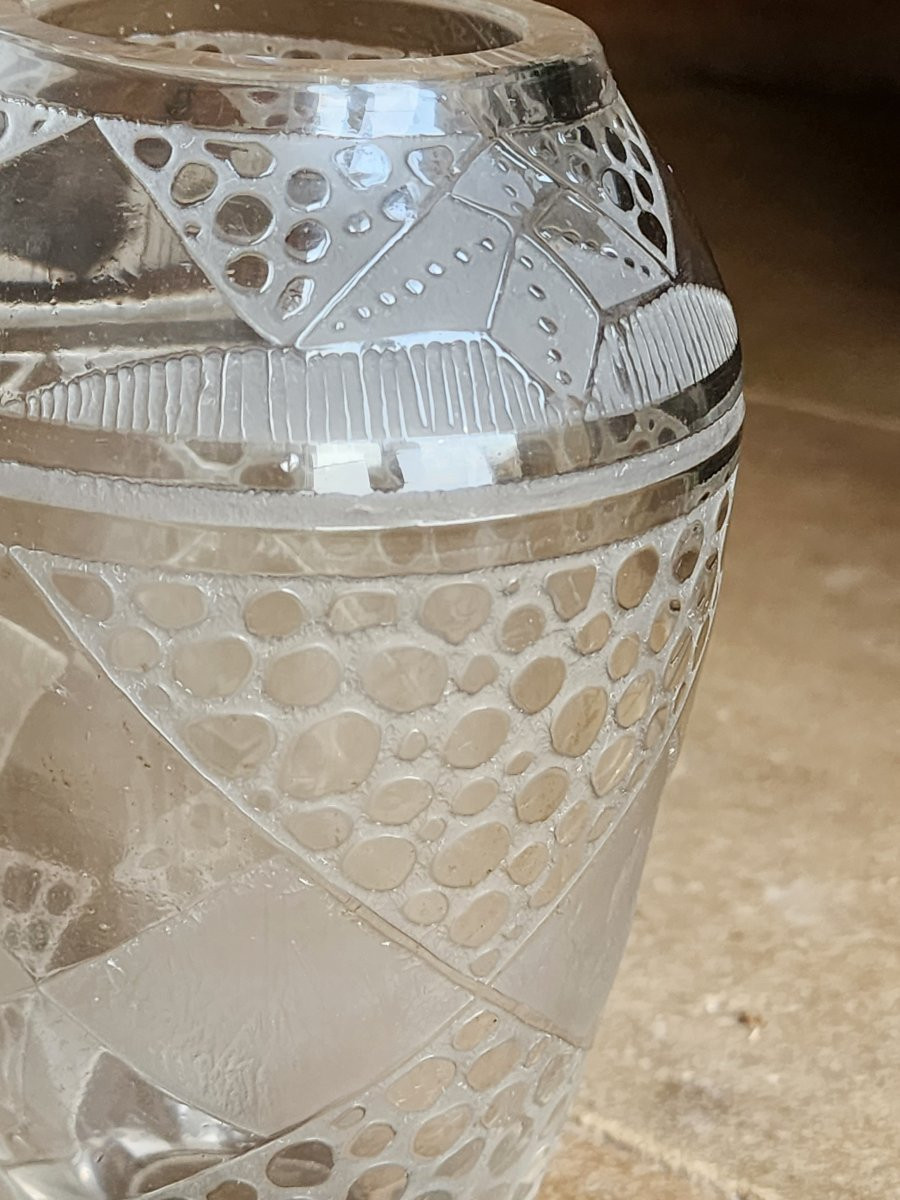 Paul Nicolas Nancy Acid-etched Vase, Art Deco, 19.5 Cm-photo-3