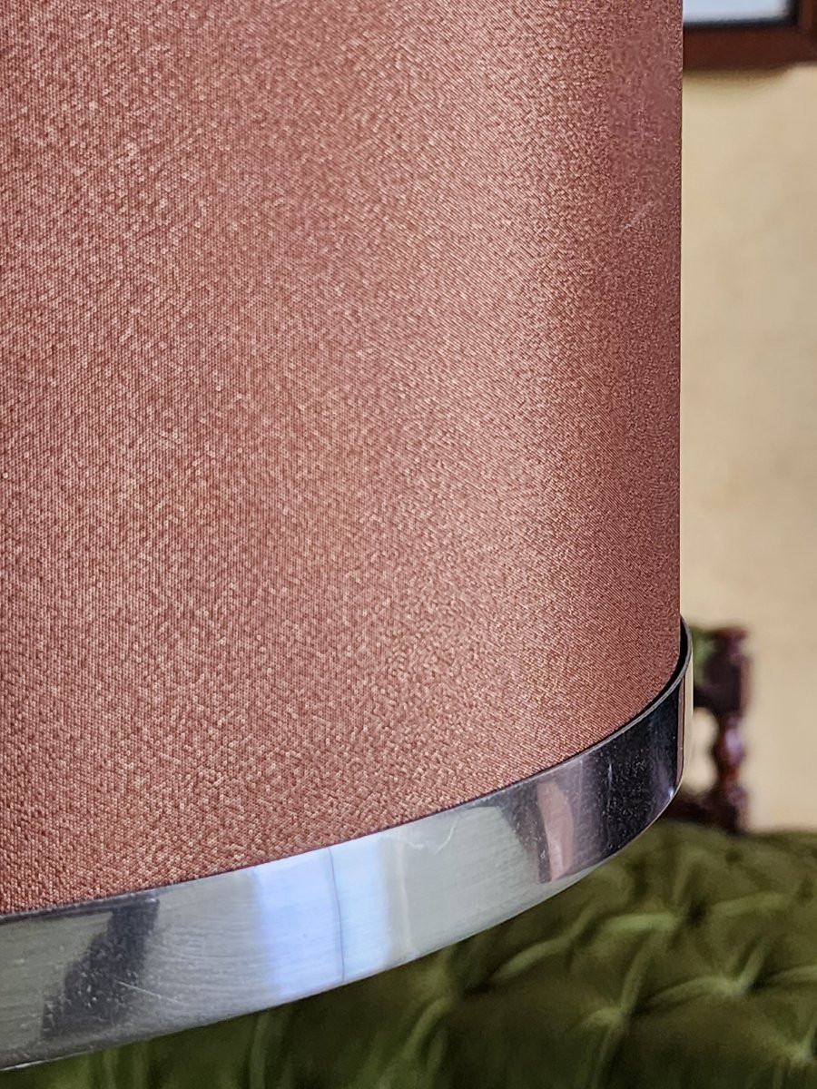 Horse-shaped Desk Lamp Circa 1970 In Chrome Bronze  -photo-4