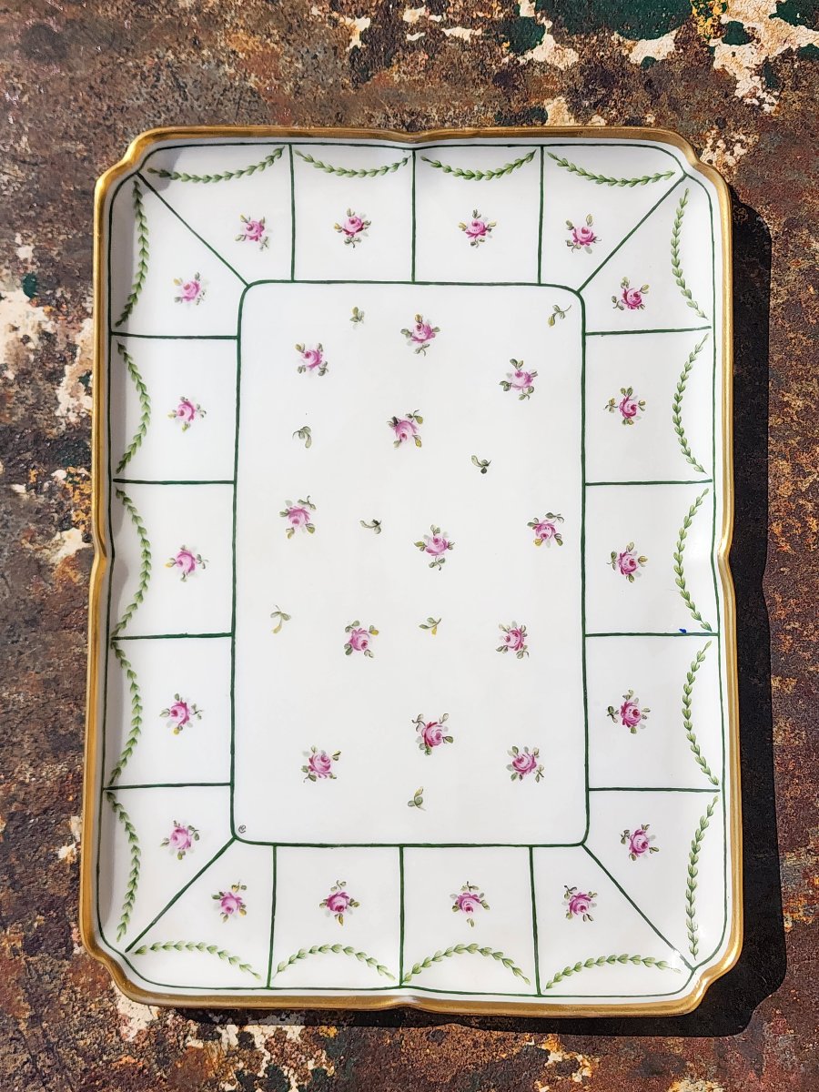 65 "tête-à-tête" Coffee Set In Limoges Porcelain, Signed Mg.-photo-7