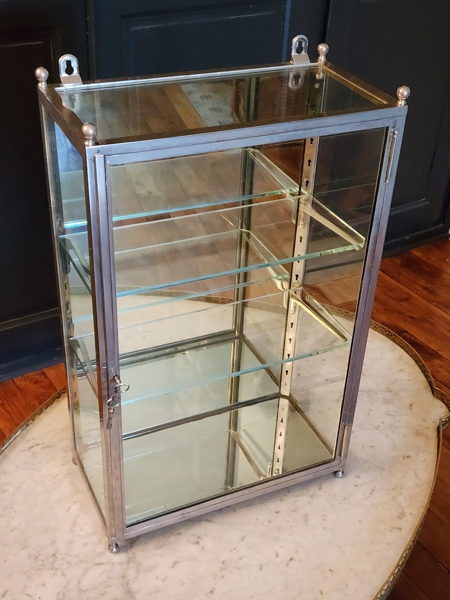 Store Wall Window Around 1930 Chrome (20 Kg 63)
