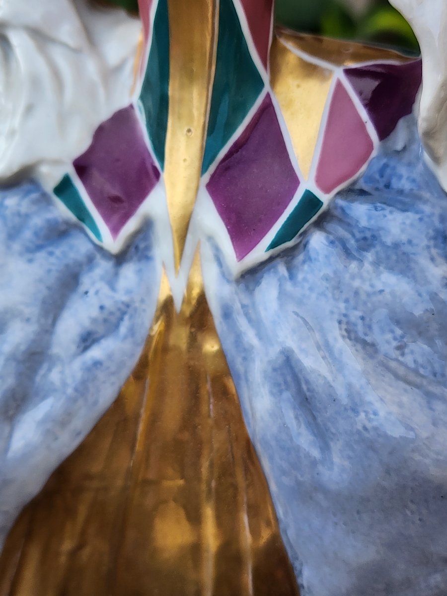 Umberto BRUNELLESCHI atelier L. H. R à OISSEL jeune italienne en costume en Porcelaine -photo-4