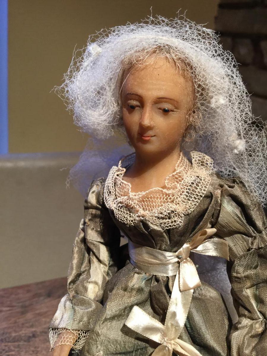 Dressed Fabrics With Wax De Nancy Doll End XVIII E-photo-6