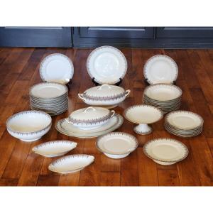 Raynaud Limoges Porcelain Service 38 Pieces Art Deco
