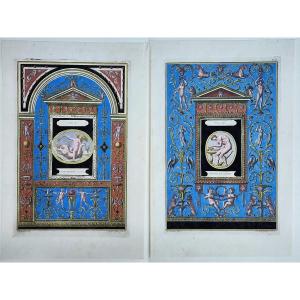 Pair Of Italian Prints Around 1800 By Giovanni Cassini And