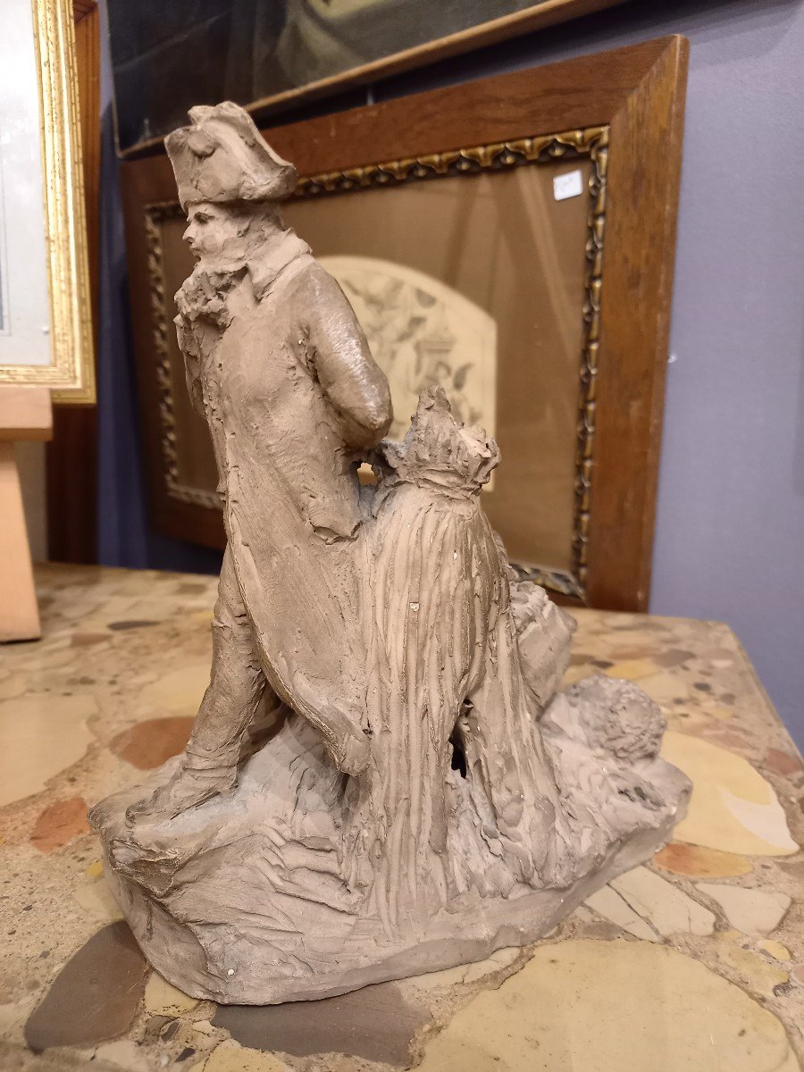 "him" Terracotta Model Mid-19th Century