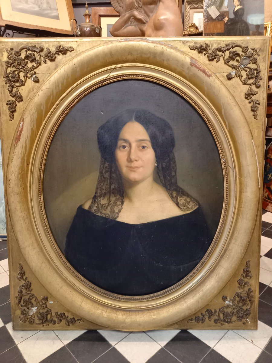 Portrait Of Young Woman Around 1860
