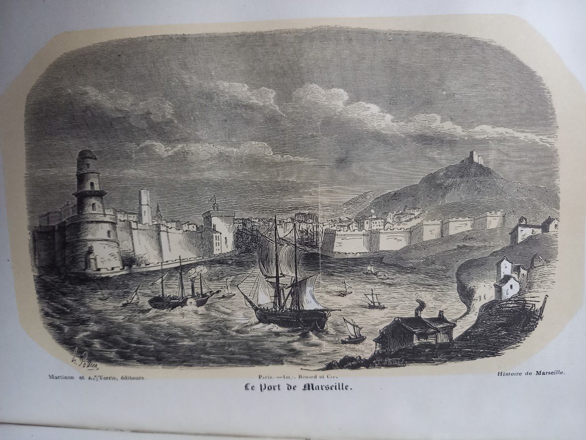 Histoire De Marseille Par A.boudin  1852, lettre de Jean Causeret  préfet  assassiné en 1933-photo-2