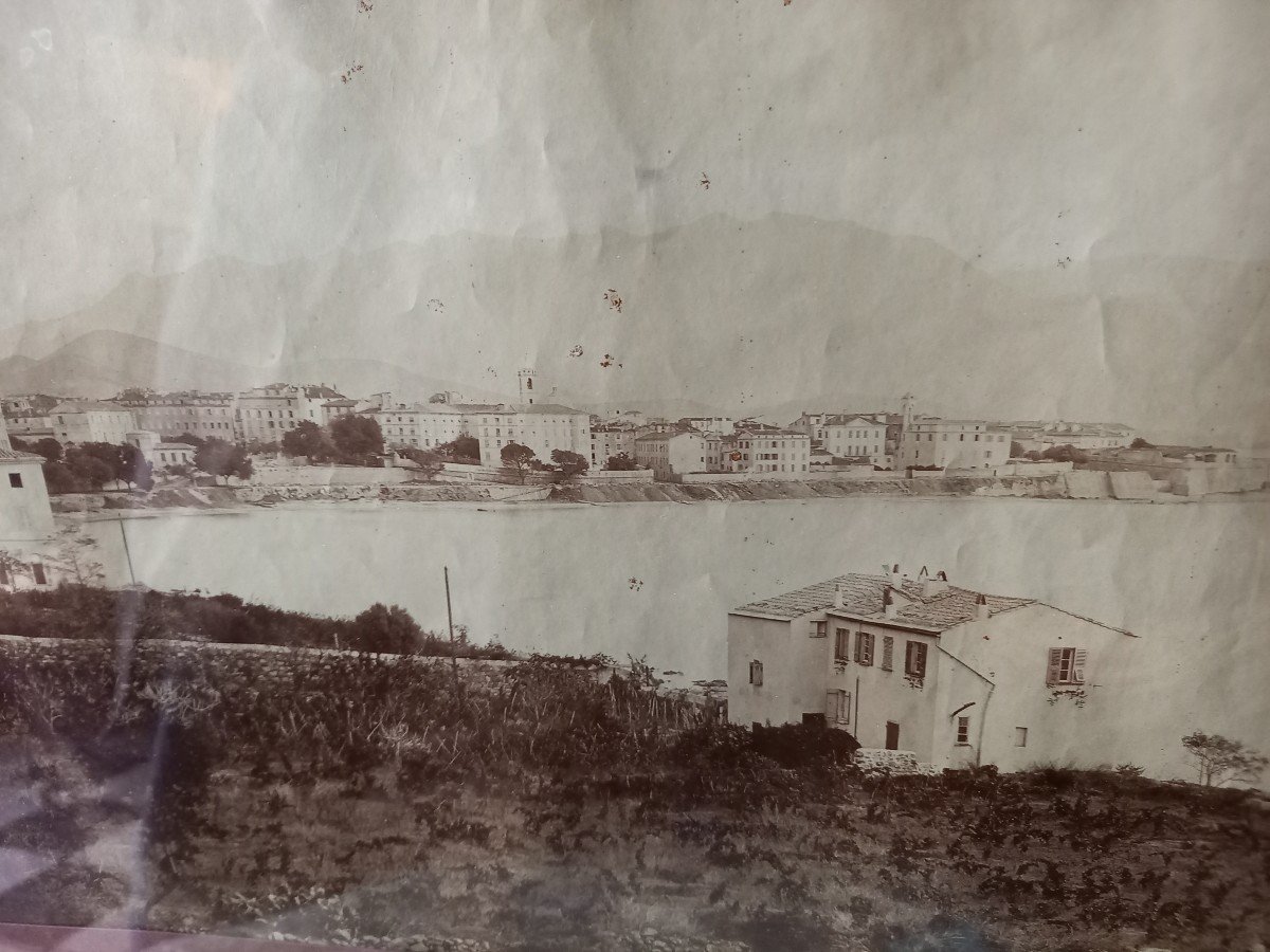 View Of Ajaccio In 1865 By Michel Aleo