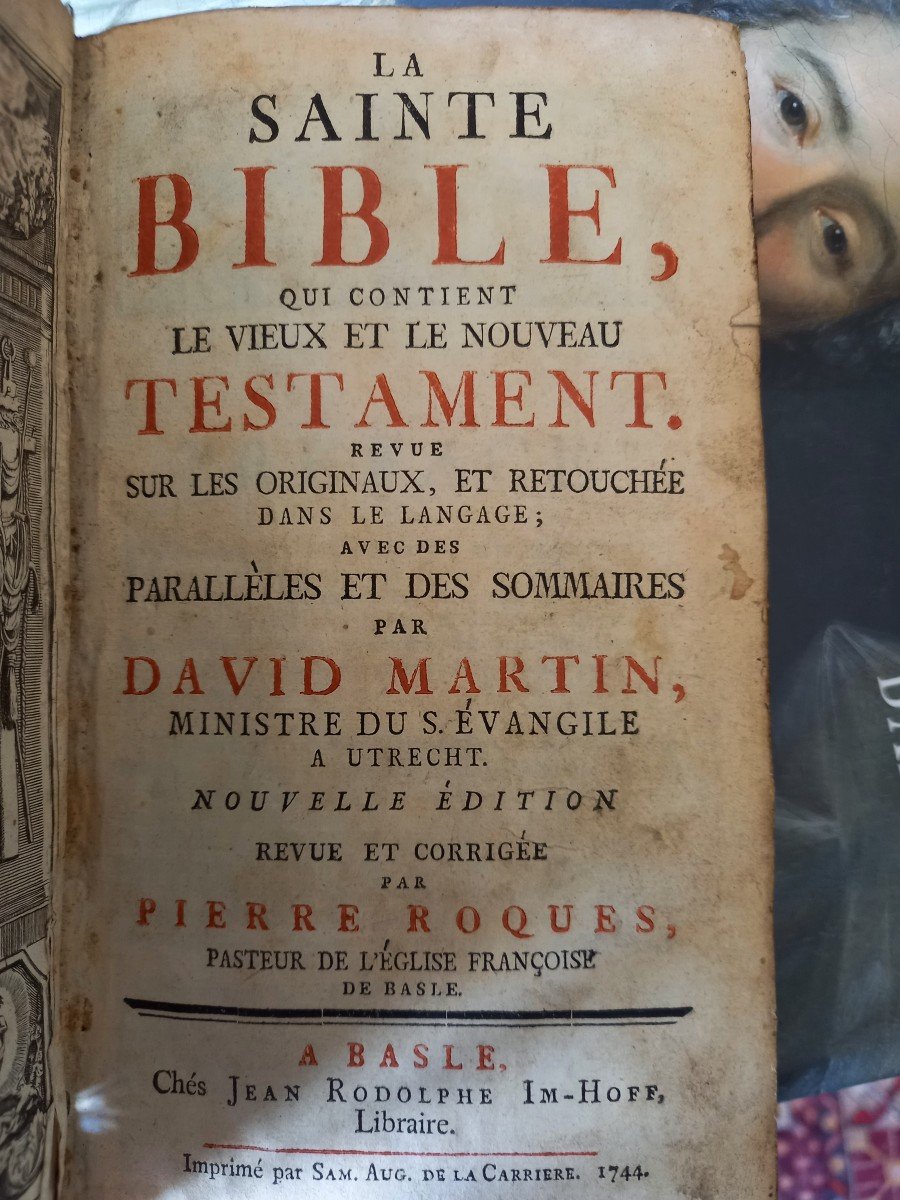 Protestant Bible, Basel 1744