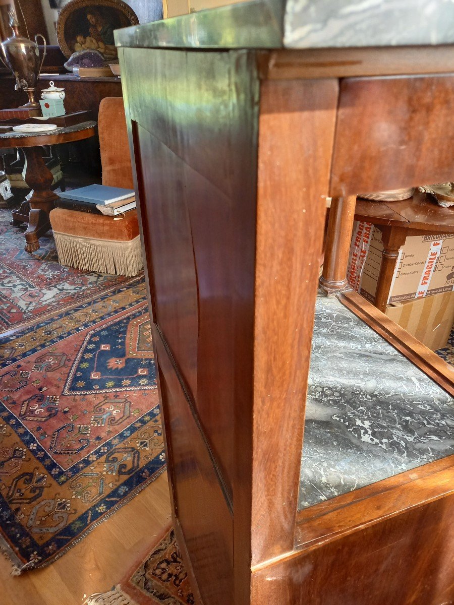 Early 19th Century Mahogany Barber Shop -photo-5