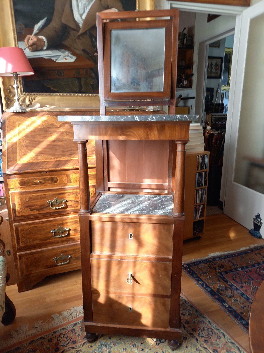 Early 19th Century Mahogany Barber Shop 
