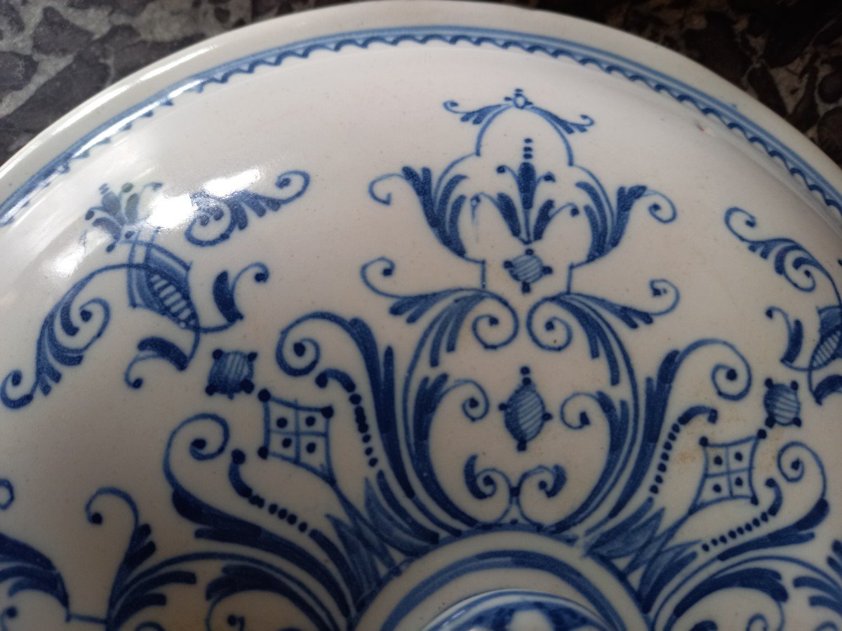 Early 18th Century Soup Tureen Lid, Ironwork Decor -photo-4