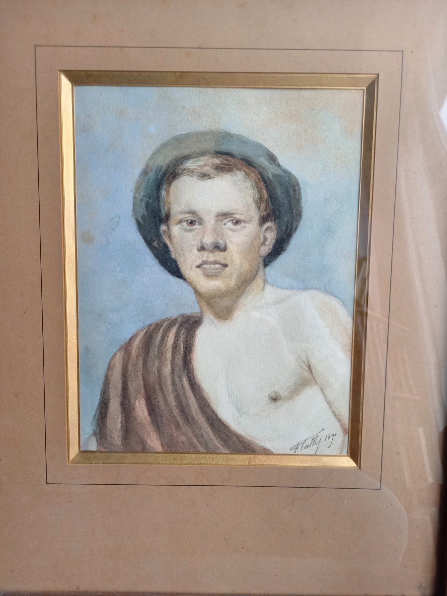 Portrait De Gamin Par Félix Vally-photo-3