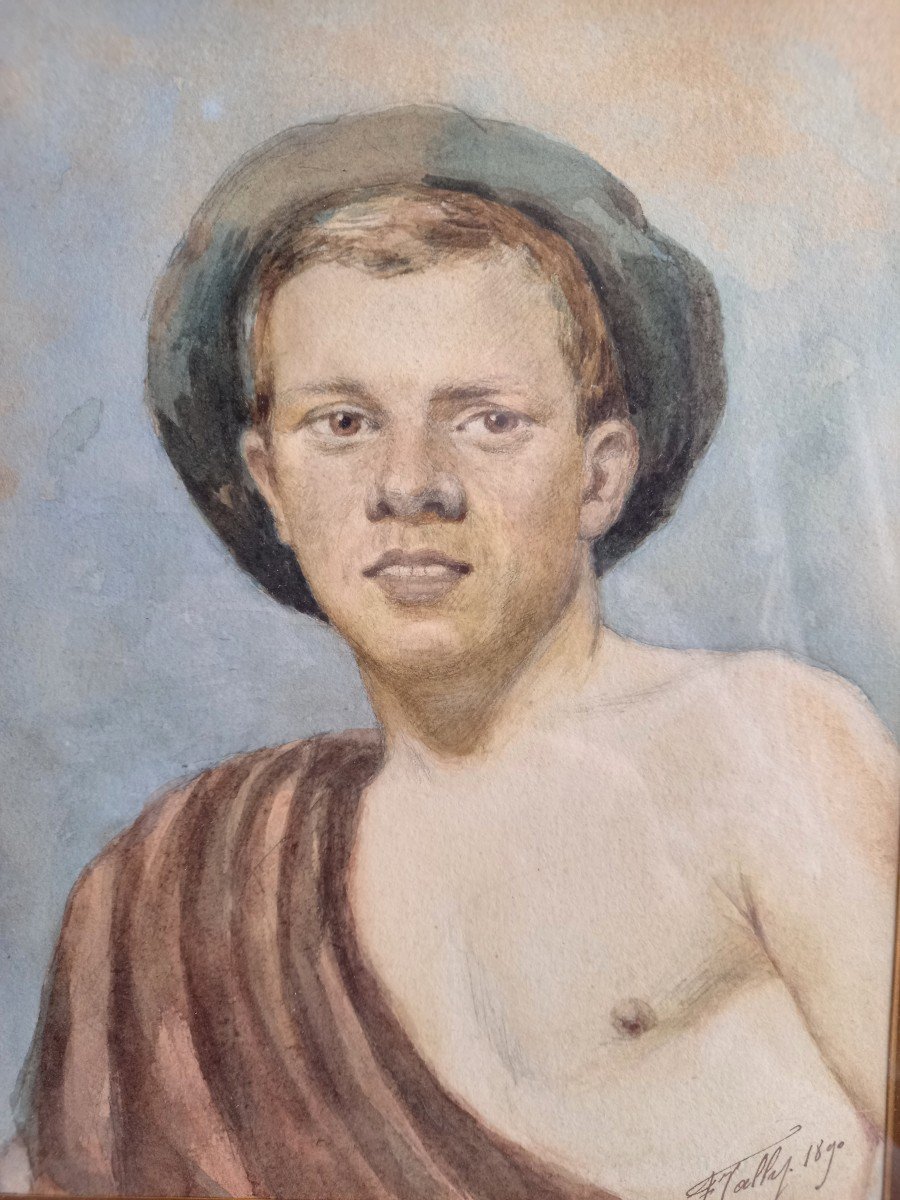 Portrait De Gamin Par Félix Vally