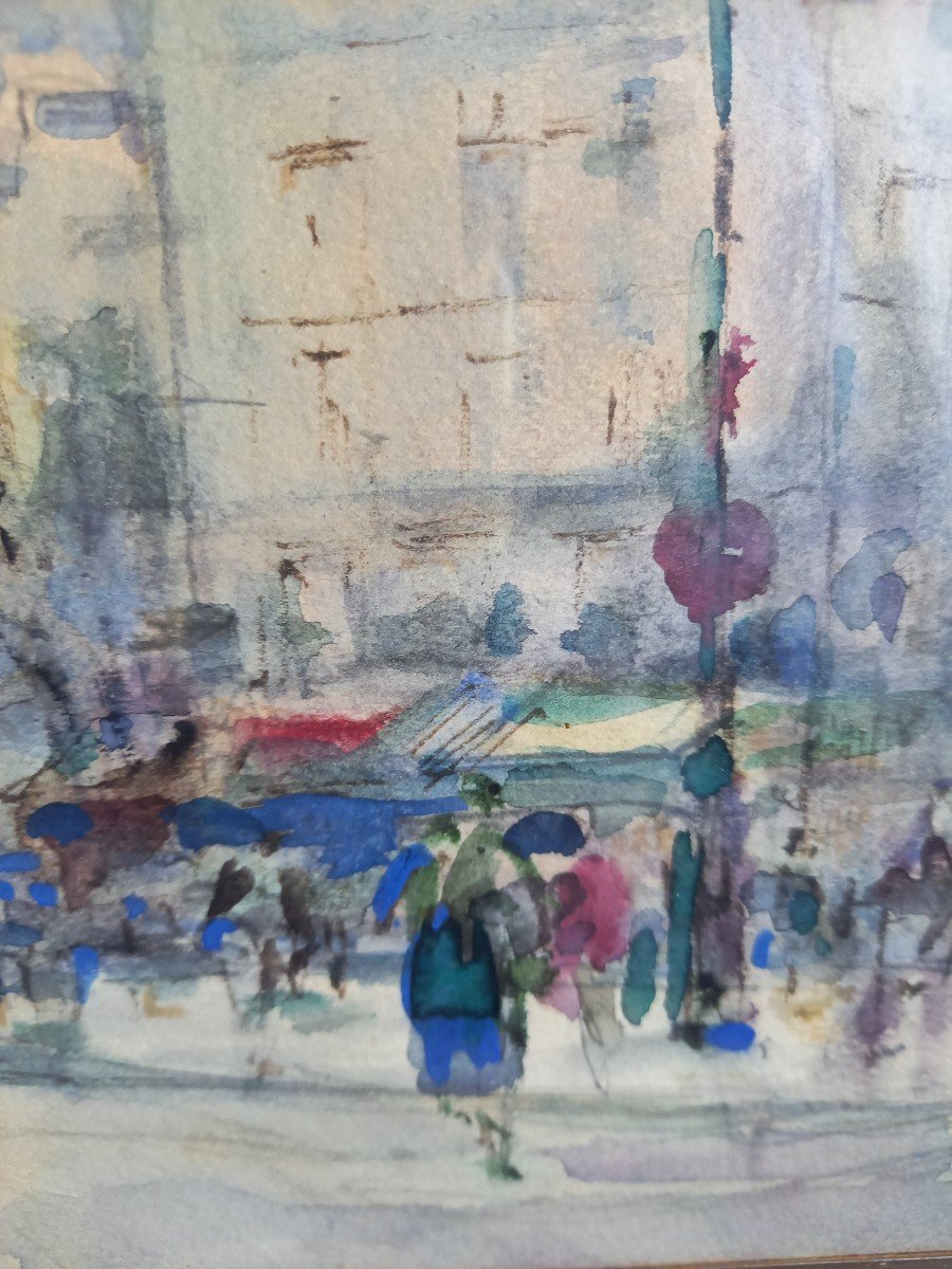 Le Boulevard De Strasbourg à Paris Par Georges Rouault-photo-3