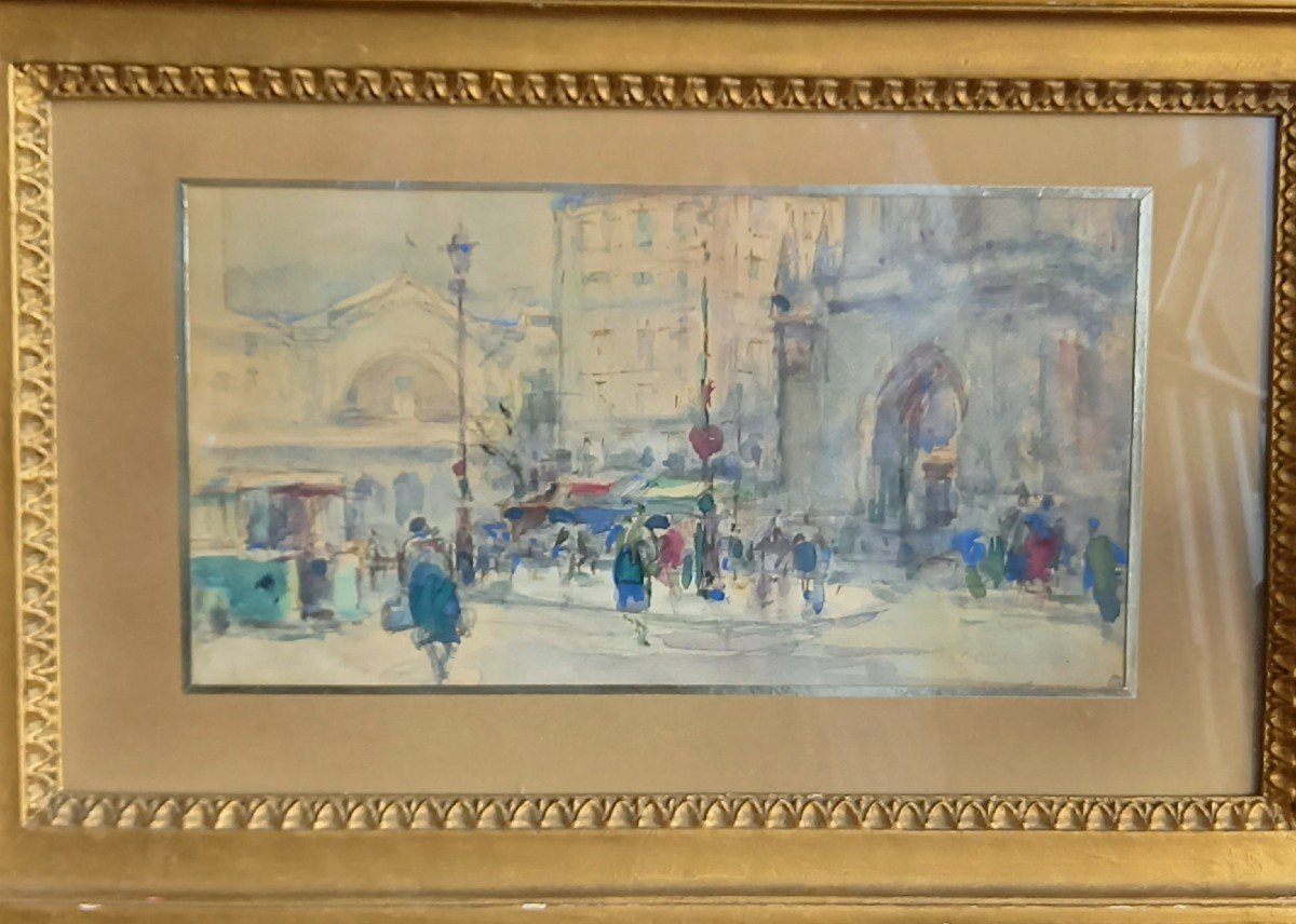 Le Boulevard De Strasbourg à Paris Par Georges Rouault