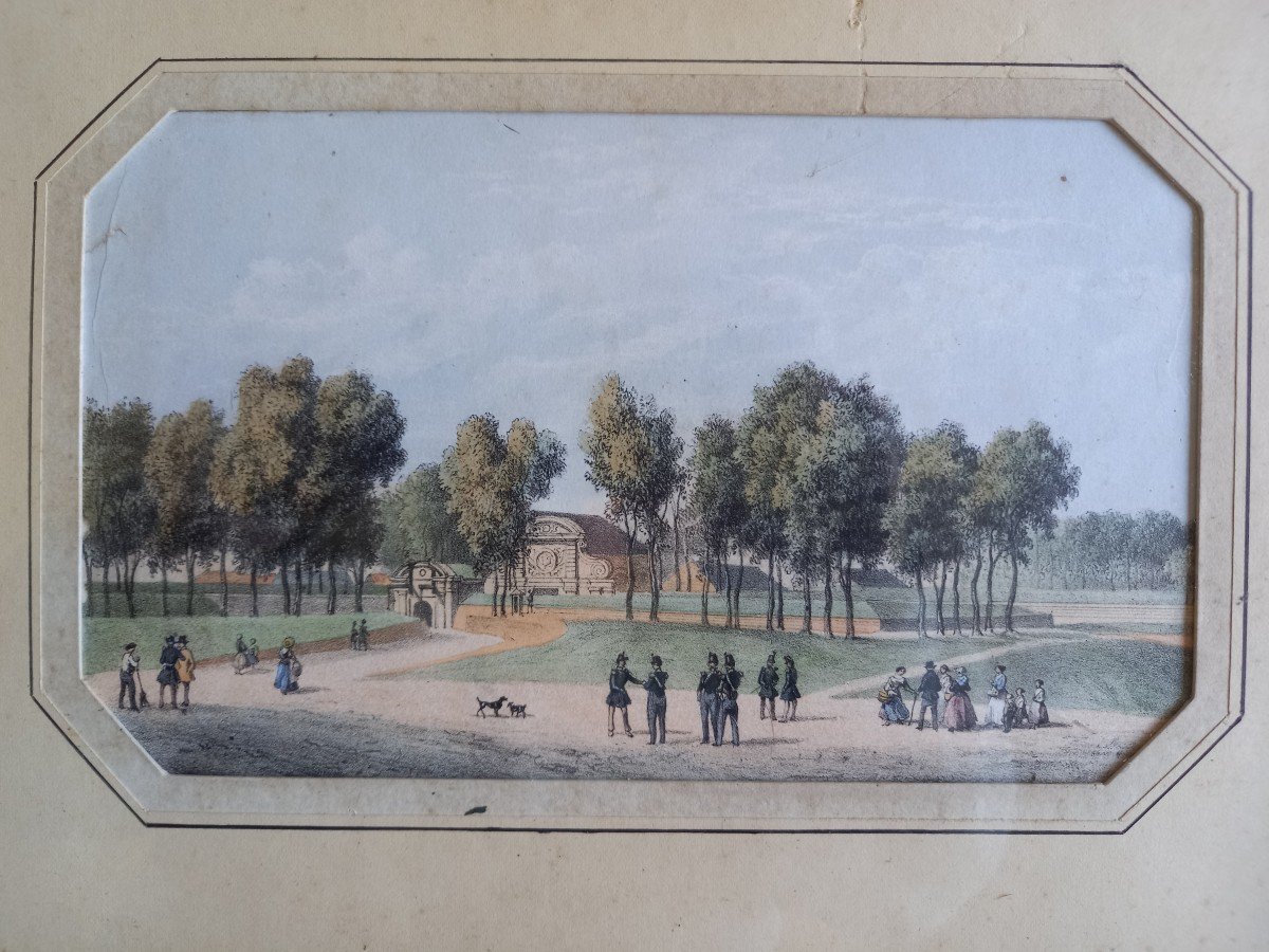 Lille  en 1860 : Quatre Lithographies De Deroy -photo-1
