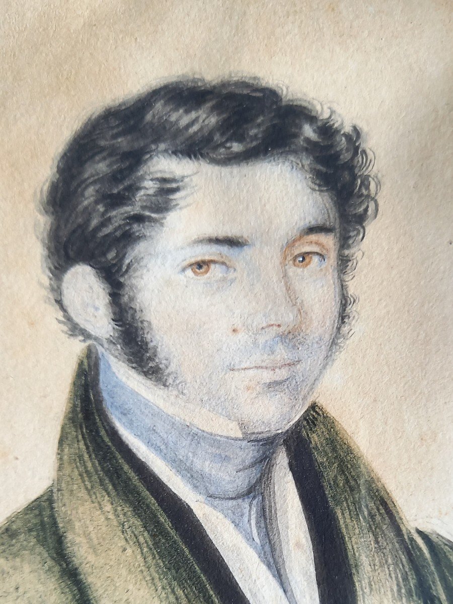Portrait Dun Jeune Homme Vers 1830-photo-2