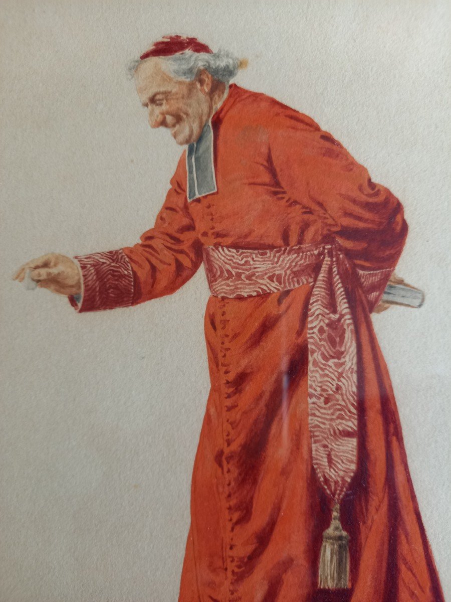 Alfred Charles Weber : le cardinal et son chien -photo-3