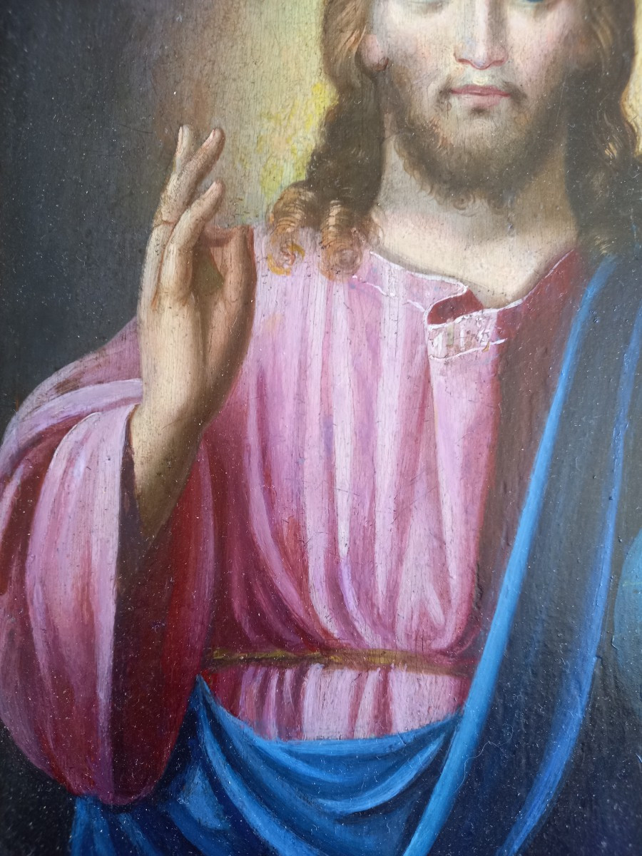 Christ Pantocrator , Icône XIXe -photo-4