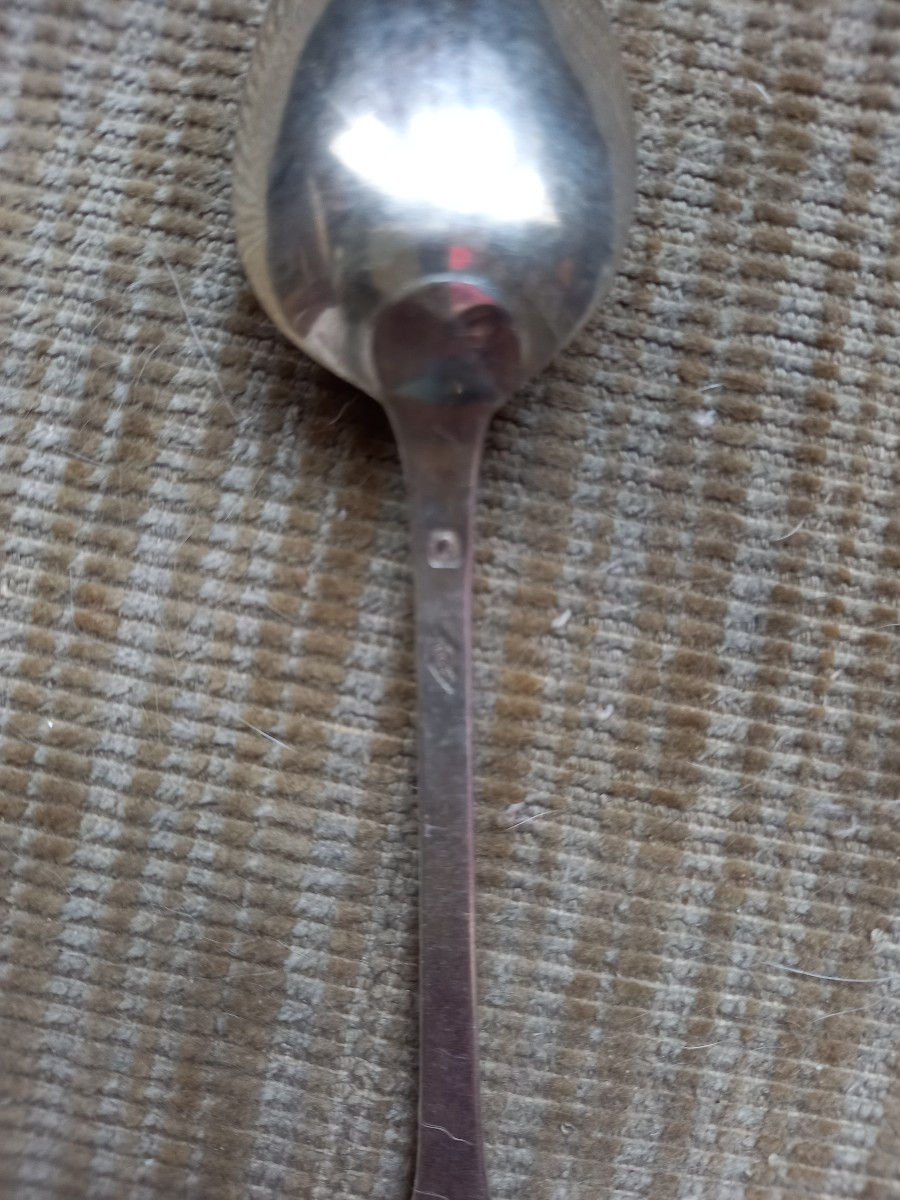 Six Small Spoons In Solid Silver, Mid-19th Century -photo-1