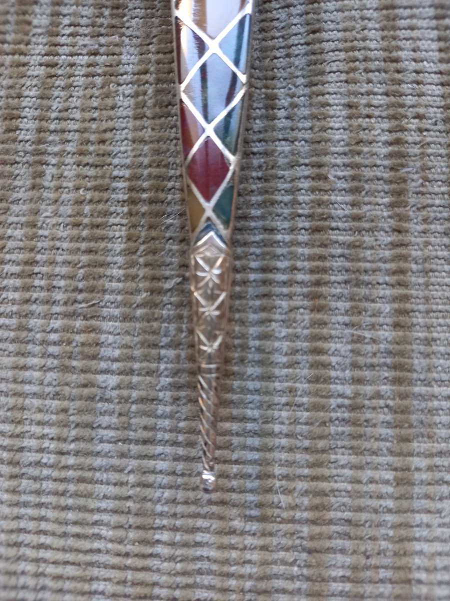 Large Kilt Pin Made Of Kairngorn Stones-photo-4
