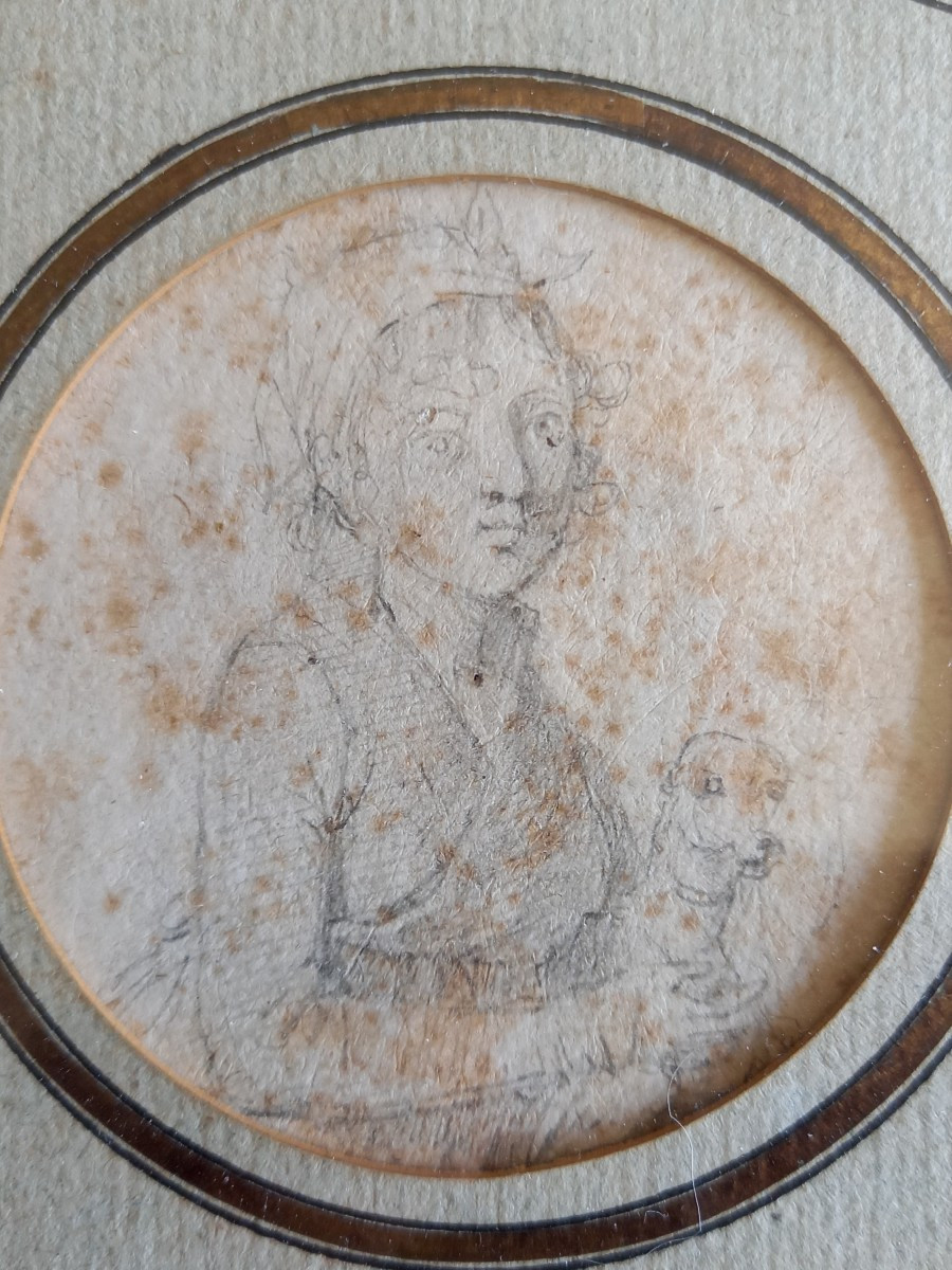 Around 1790: A Family, Collection Of Miniature Portraits -photo-3