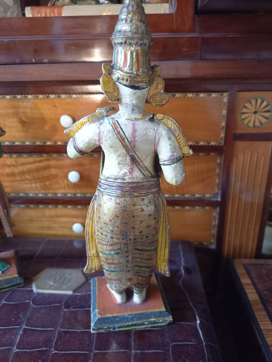 Inde XIXe : Divinités Du Panthéon Hindou.-photo-4