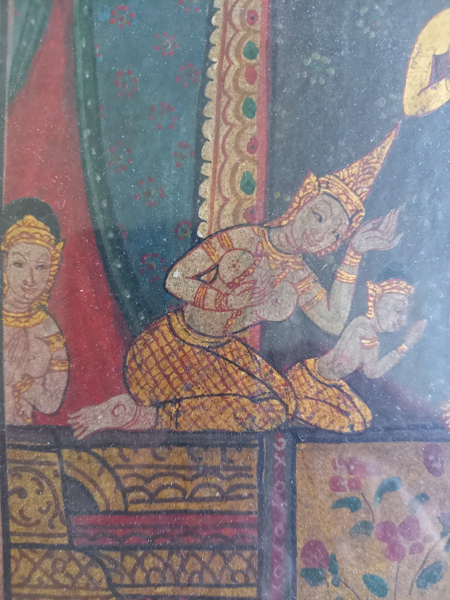 Thailand: Painting On Weaving, 19th Century -photo-4